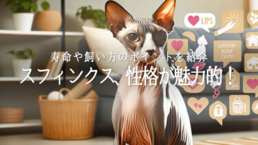 スフィンクス猫、性格が魅力的！寿命や飼い方のポイントを紹介