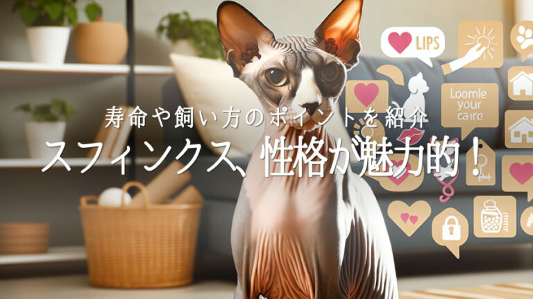 スフィンクス猫性格のアイキャッチ画像